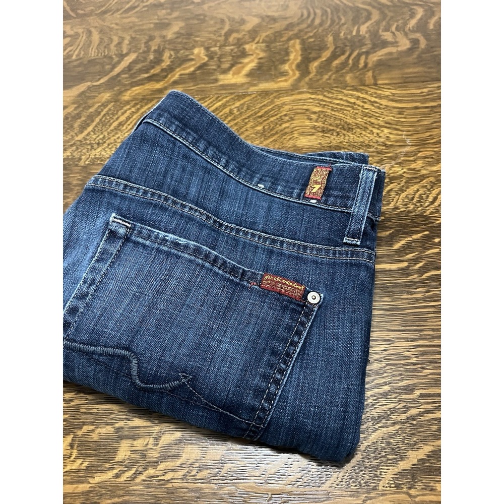 7 For All Mankind Austyn Jeans Mens 36x28 Relaxed Straight Medium Wash Denim